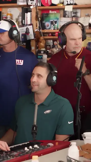 An owner and the NFC East coaches form a band